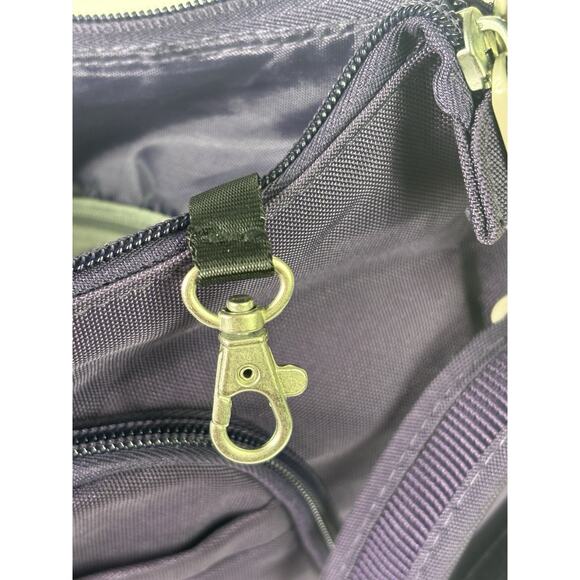 Travelon Anti-Theft Classic Crossbody Bucket Bag Purple Travel Vacation - Picture 11 of 16